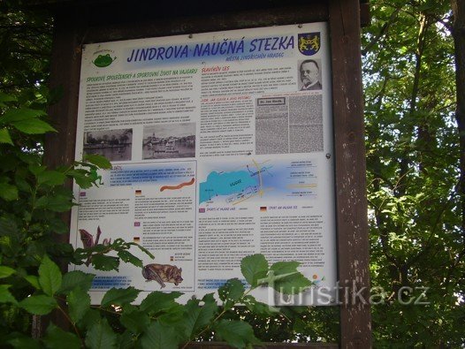 erster Halt - der Anfang des Weges in Slavíkov les