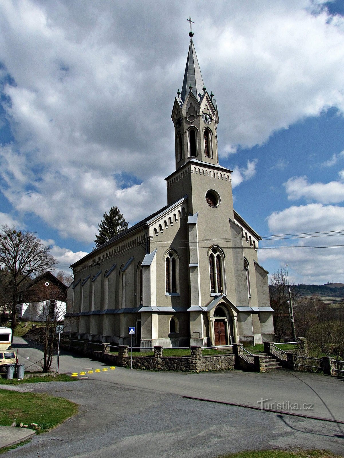 Pržno - chrám Českobratrské církve evangelické