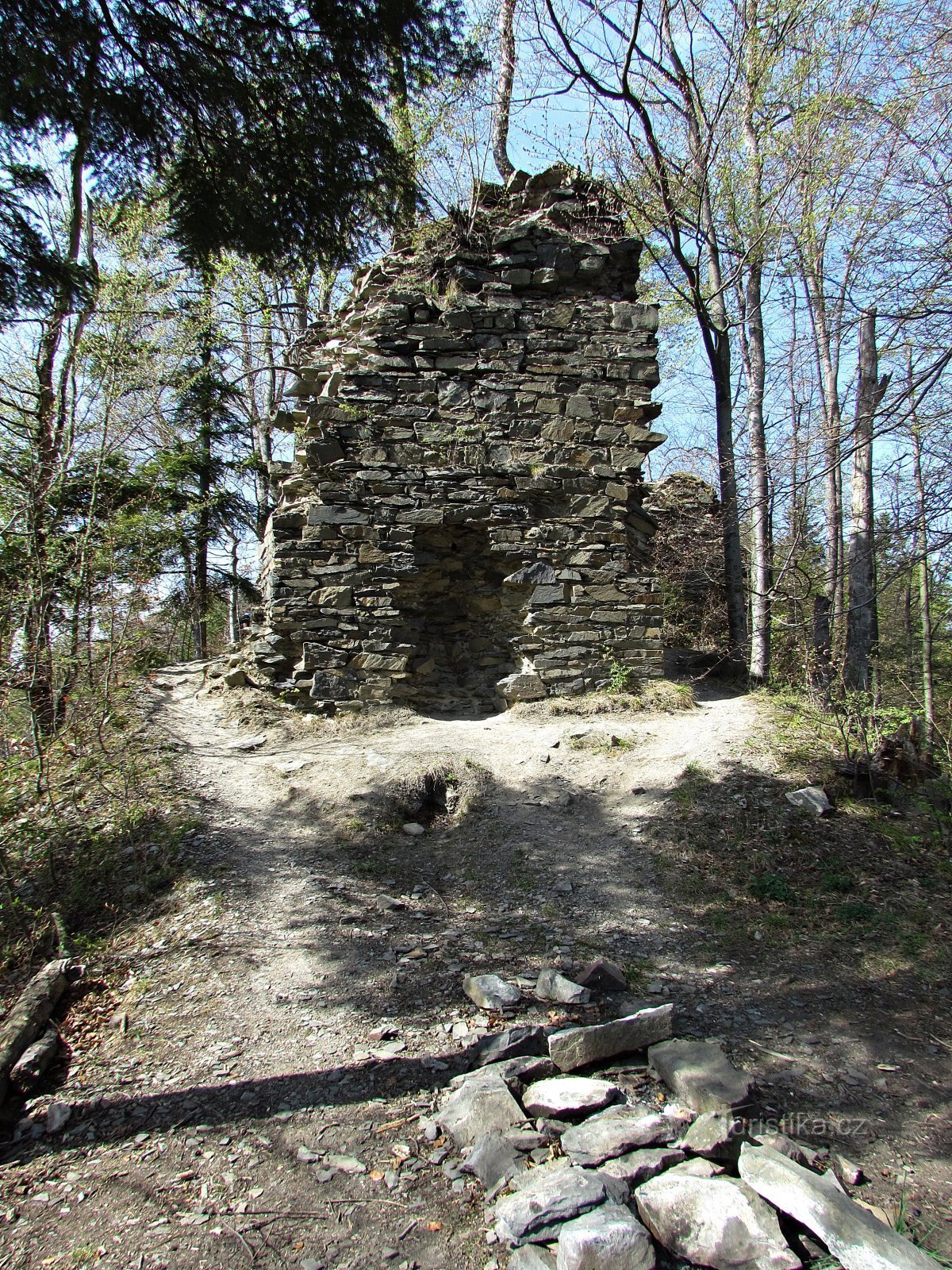 Puchart - castelo gêmeo dos Sudetos