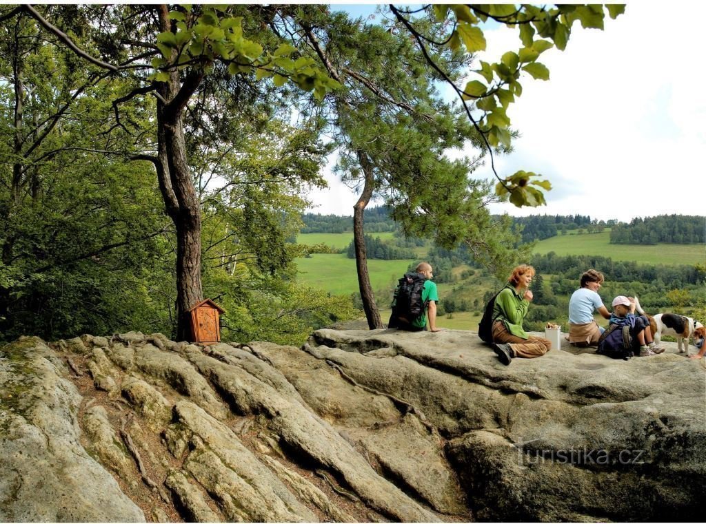 Pulčín - Felsen von Pulčín (c) CCRVM