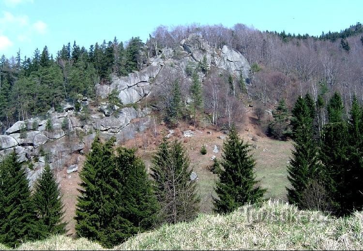 Rochers de Pulčín et environs