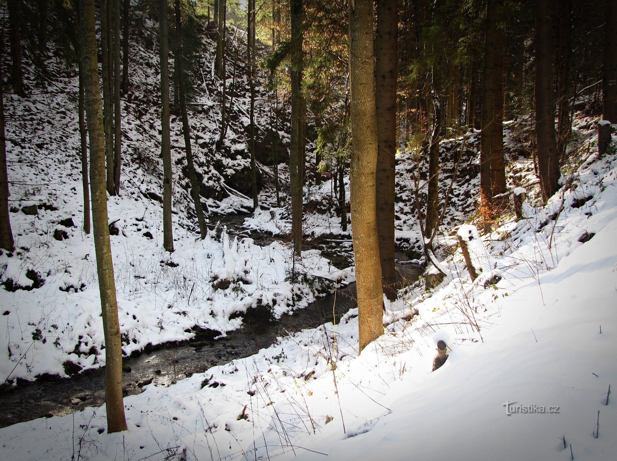 Pulčínsko - Schlucht mit Stromschnellen