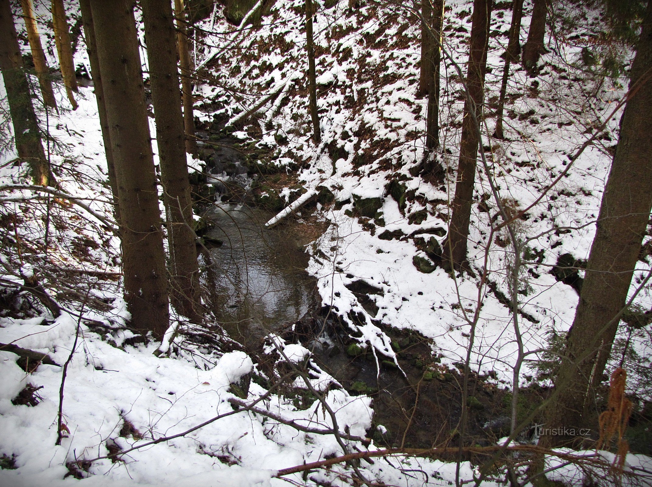 Pulčínsko - kloof met stroomversnellingen