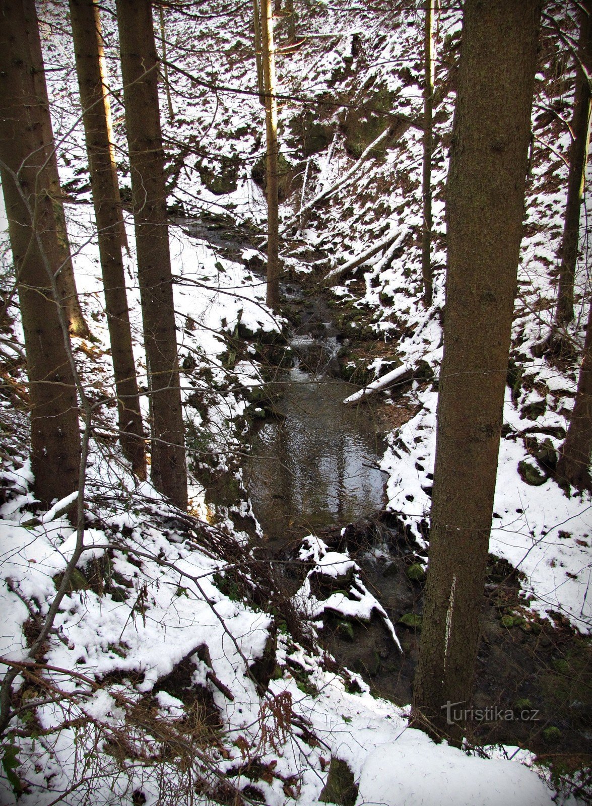 Pulčínsko - Schlucht mit Stromschnellen