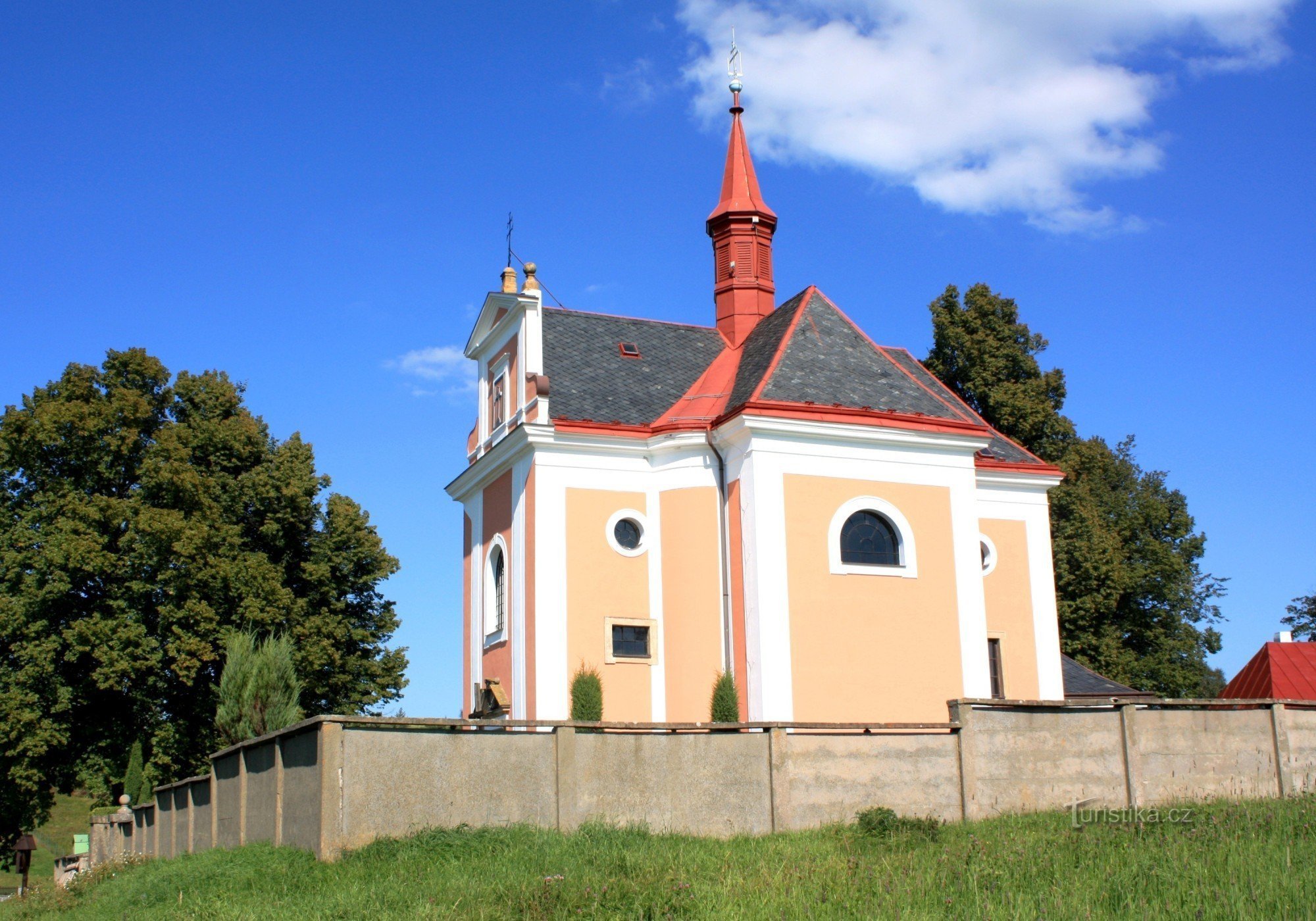 Pustá Kamenice - iglesia de Sta. Ana