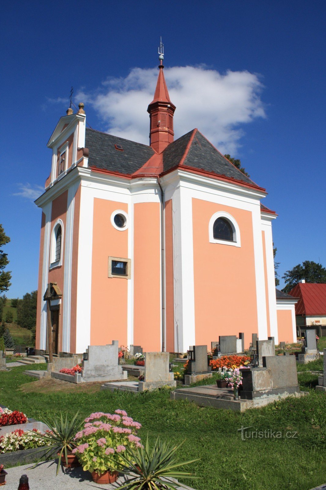 Pustá Kamenice - Pyhän Nikolauksen kirkko. Anne