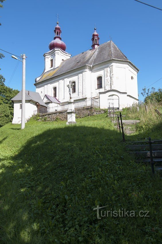 Pusté Žibřidovice – парафіяльний костел св. Марія Магдалина