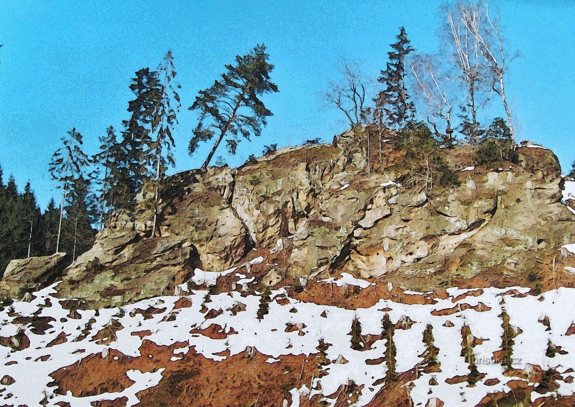 Pèlerinage aux rochers de Lačnov - rétro 2001