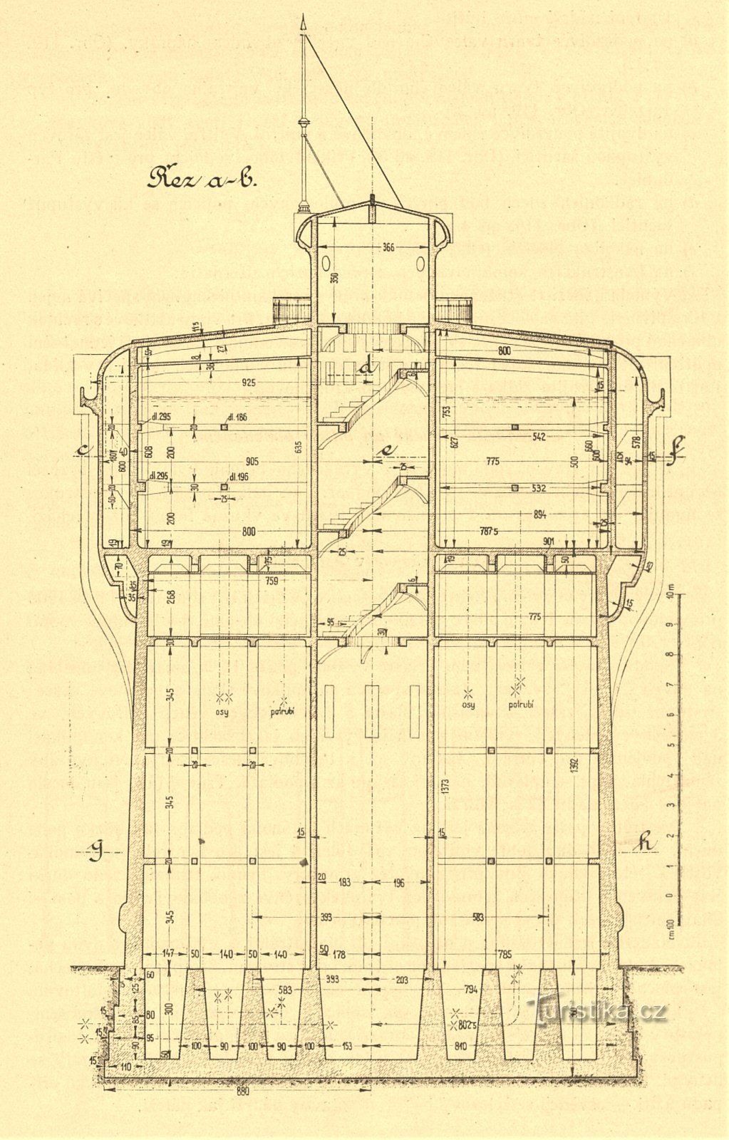 La documentation originale du projet du réservoir de Vinici