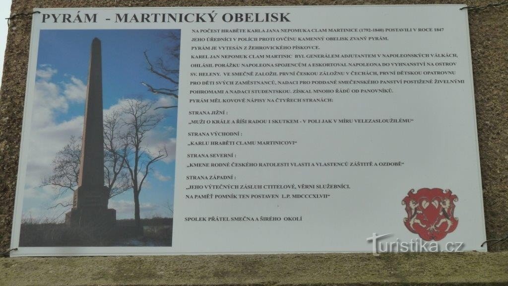 Pyrám - Obelisc Martinica