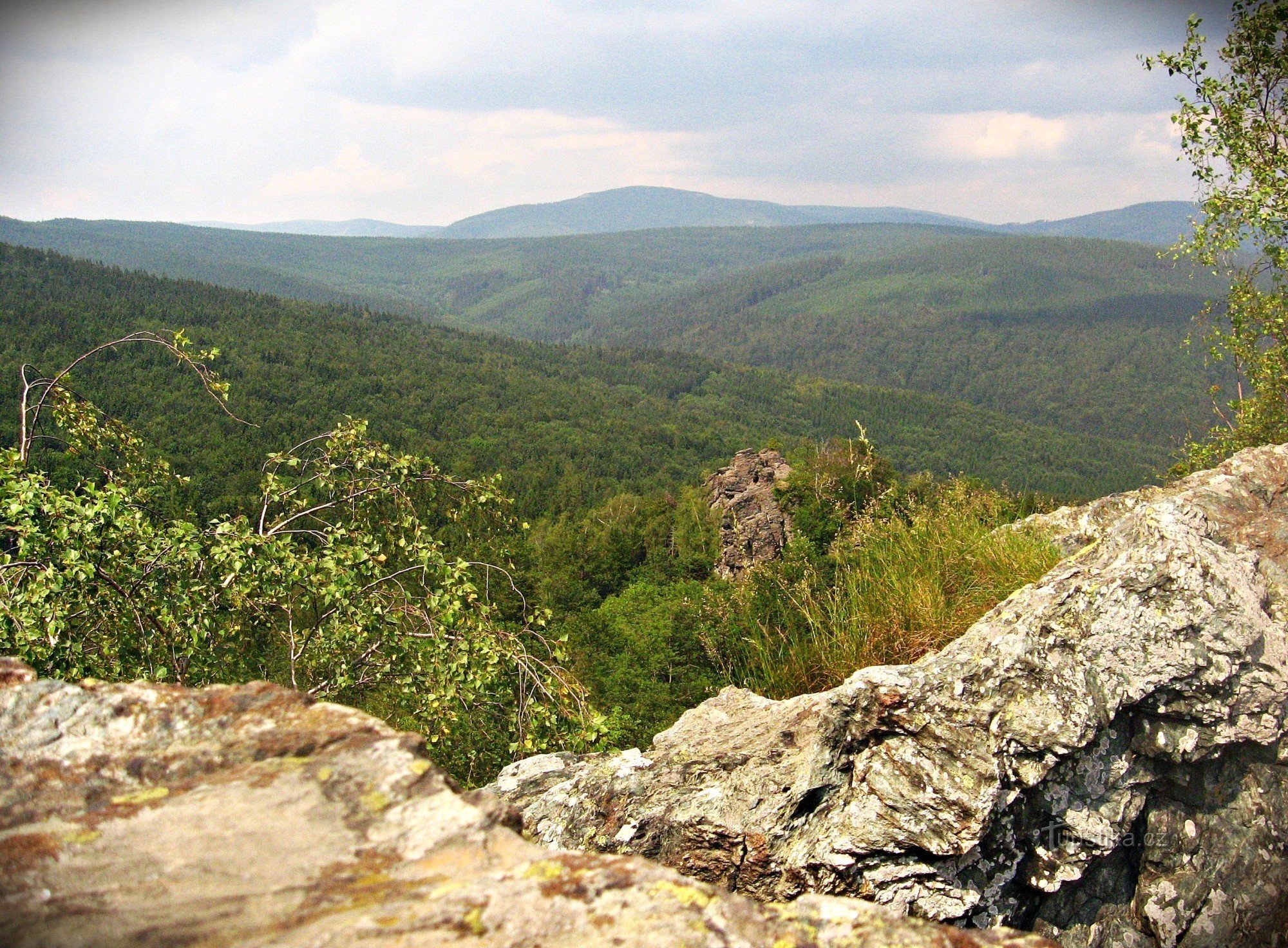 Rabštejn - fenomen rock al Moraviei de Nord