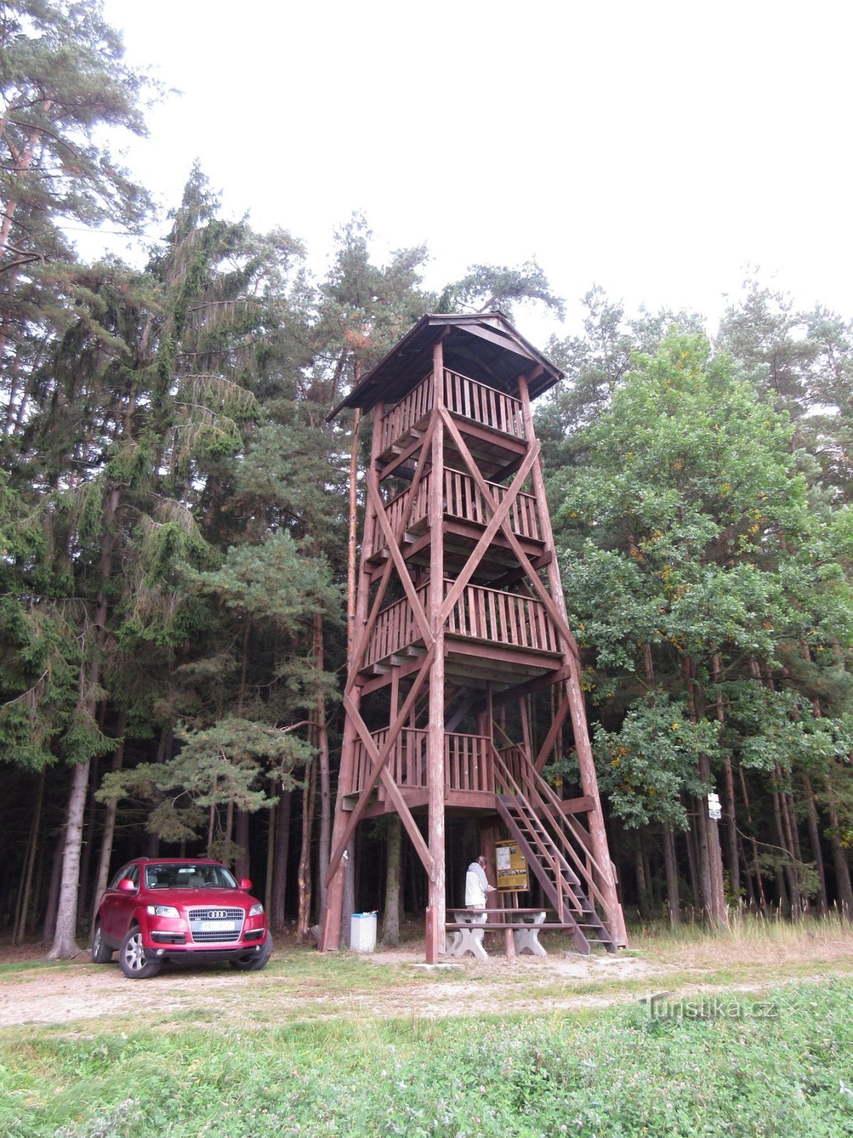 Radětice - dorp en uitkijktoren