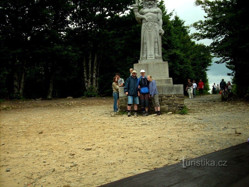 Radhošť pentru turiști