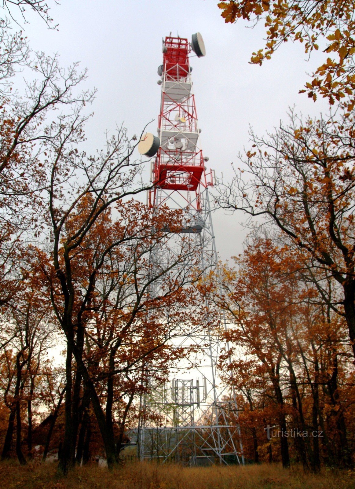 Radiotelekommunikationssender på Nebovid