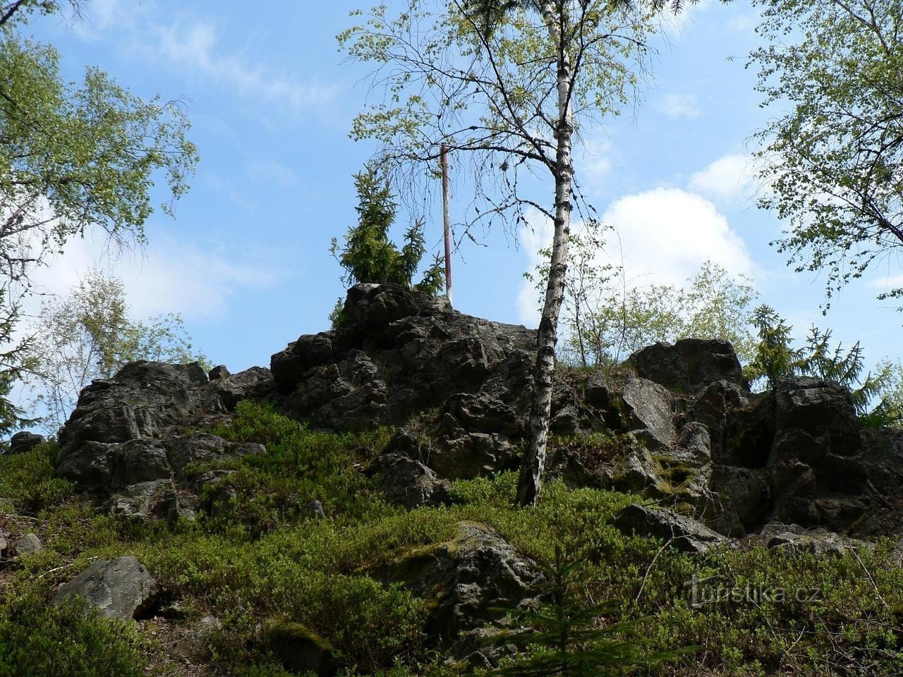 Radkovský vrch, đỉnh