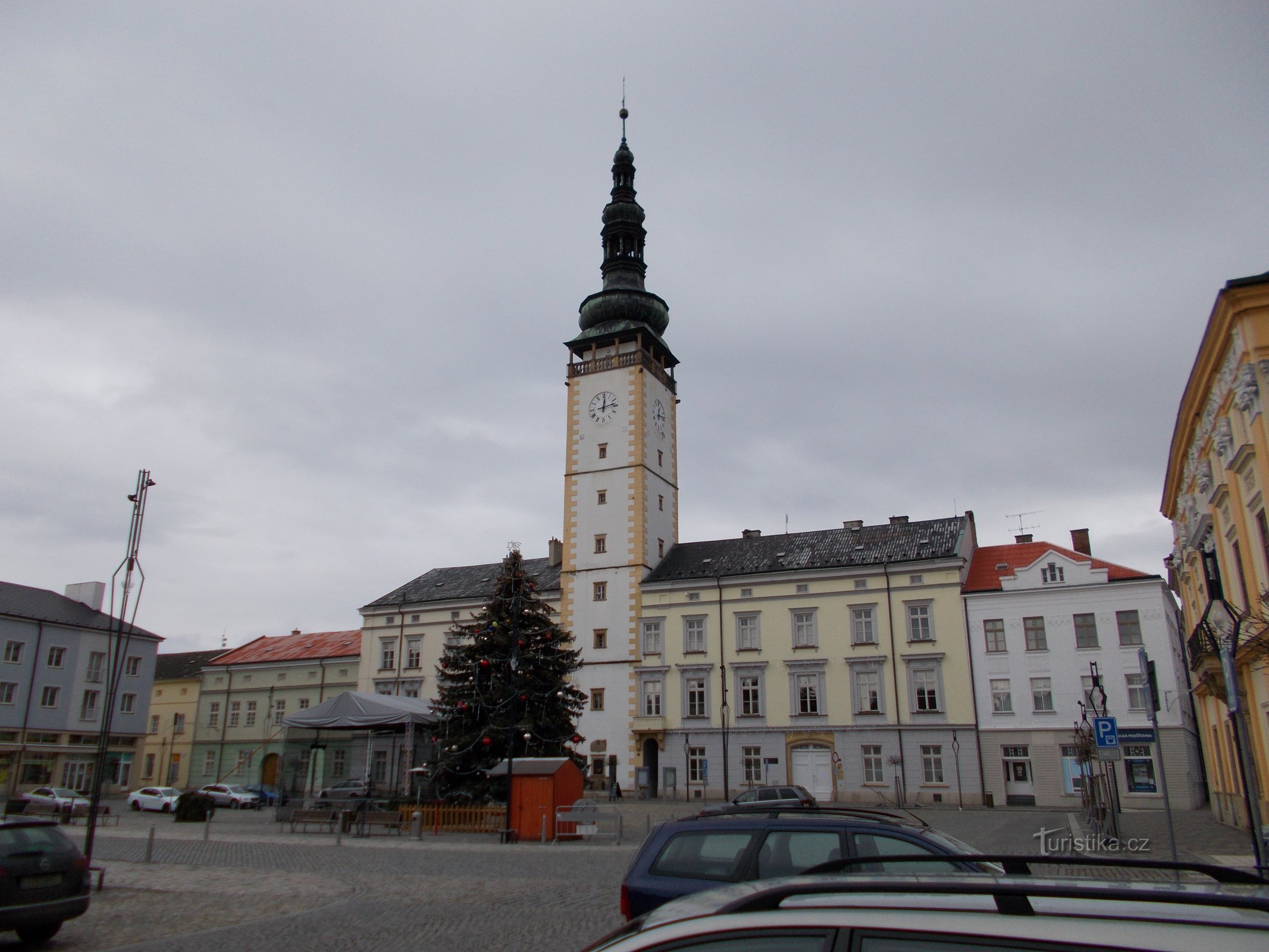 Town hall tower in Litovla