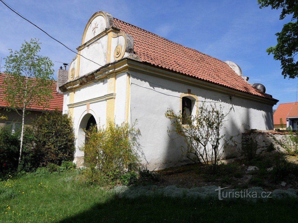 Radomyšl，圣彼得教堂附近的前骨库马丁