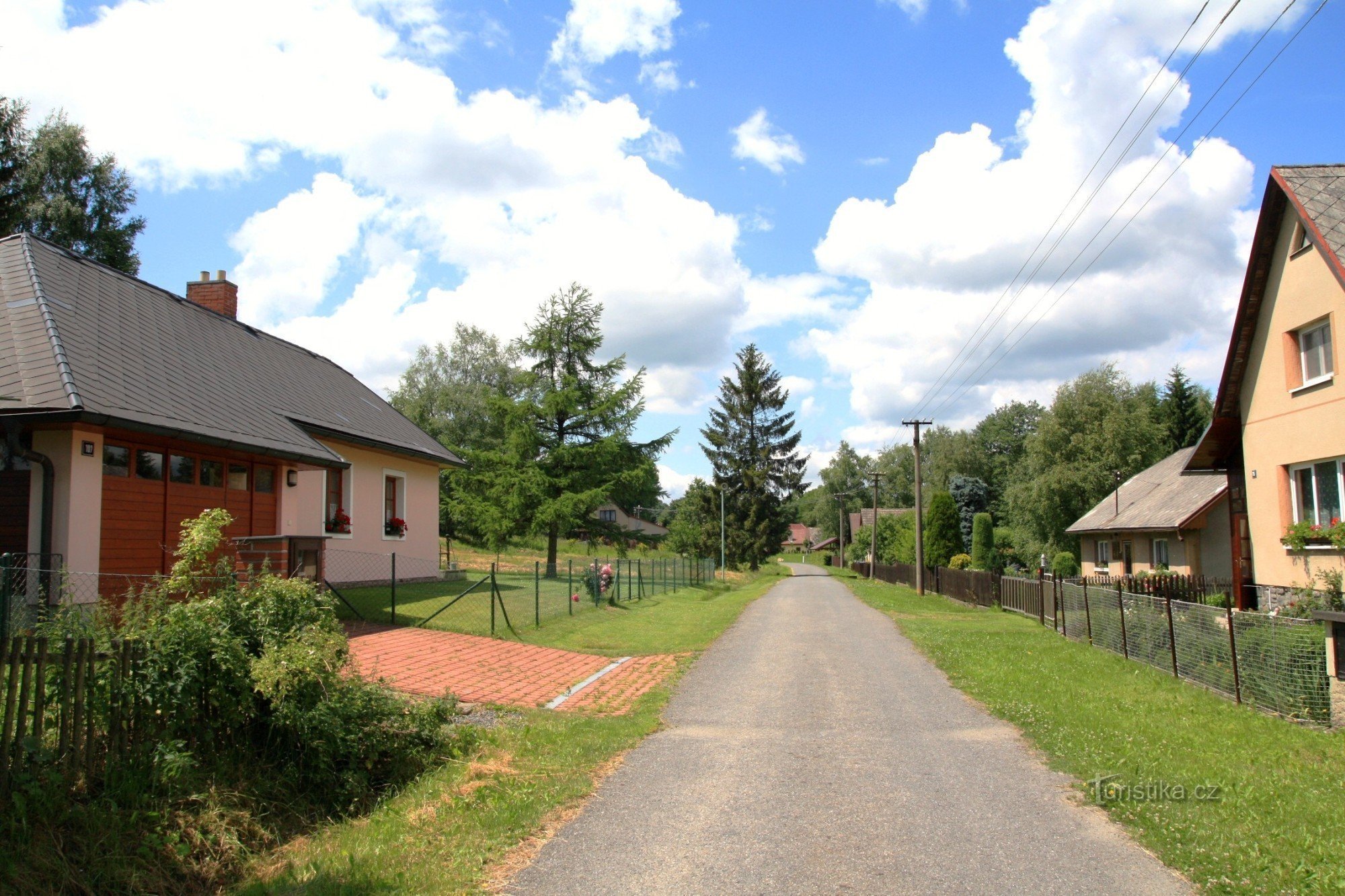 Radostín - street from Velké Dářek