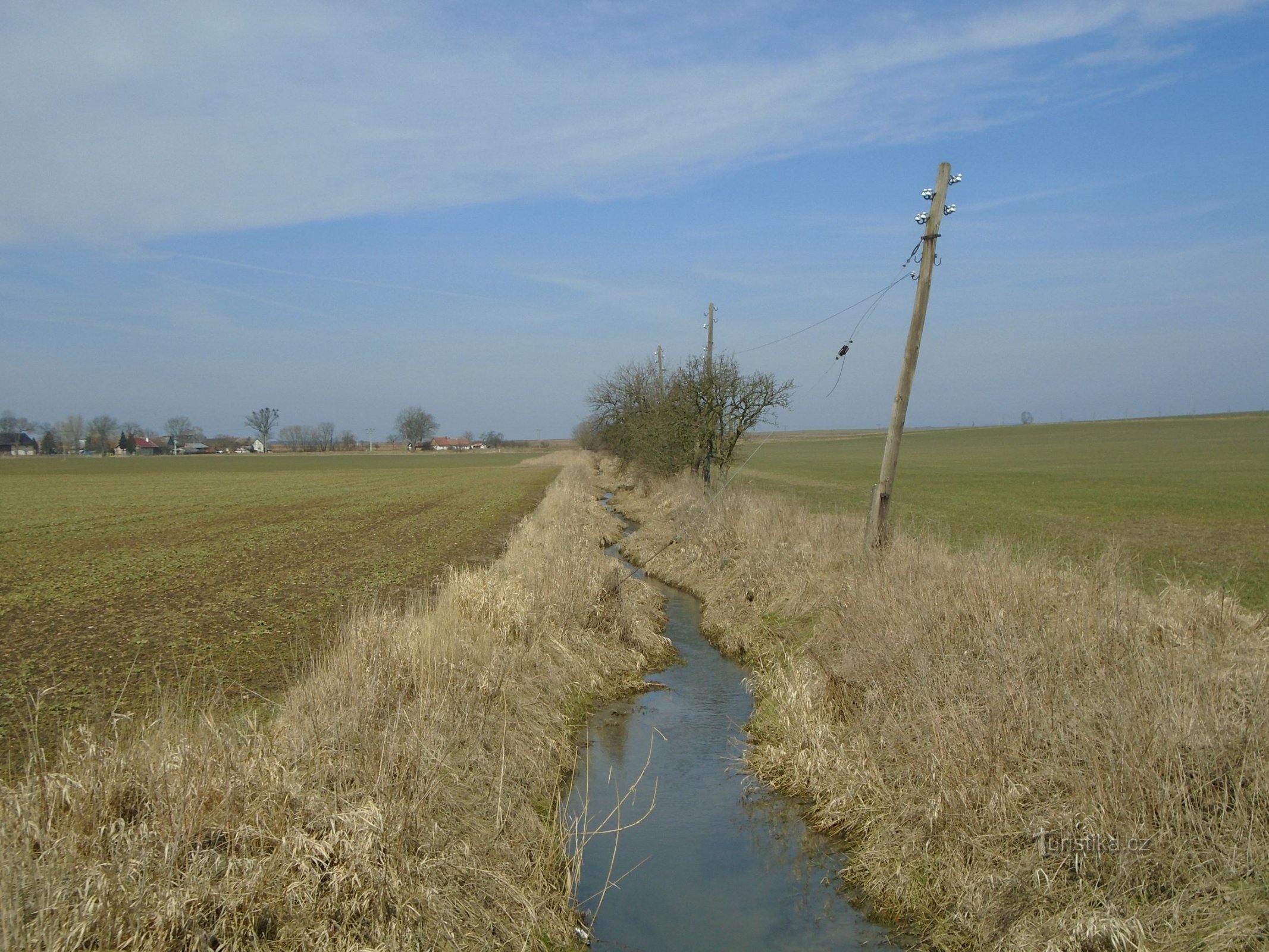 Radostovský potok nära Jehlice (30.3.2018)