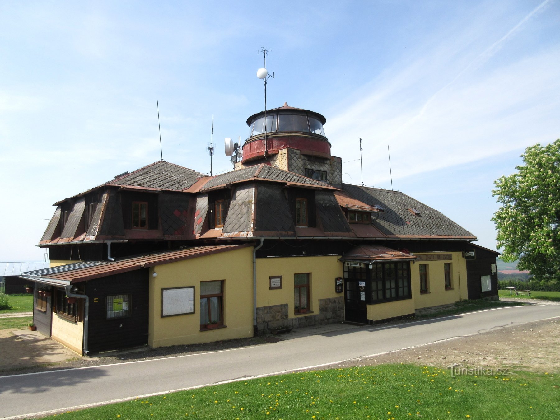 Raisa's cottage with a lookout