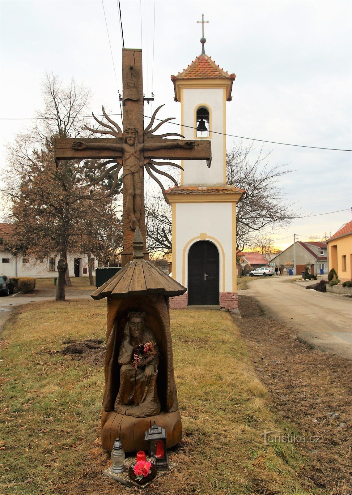 Rajhradice - klokkentoren van Loučská