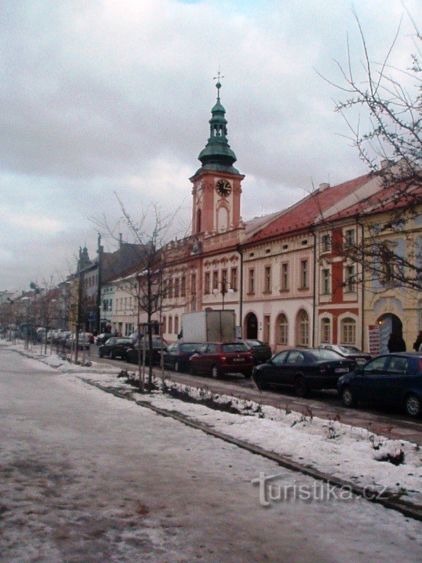 Het stadhuis van Rakovník