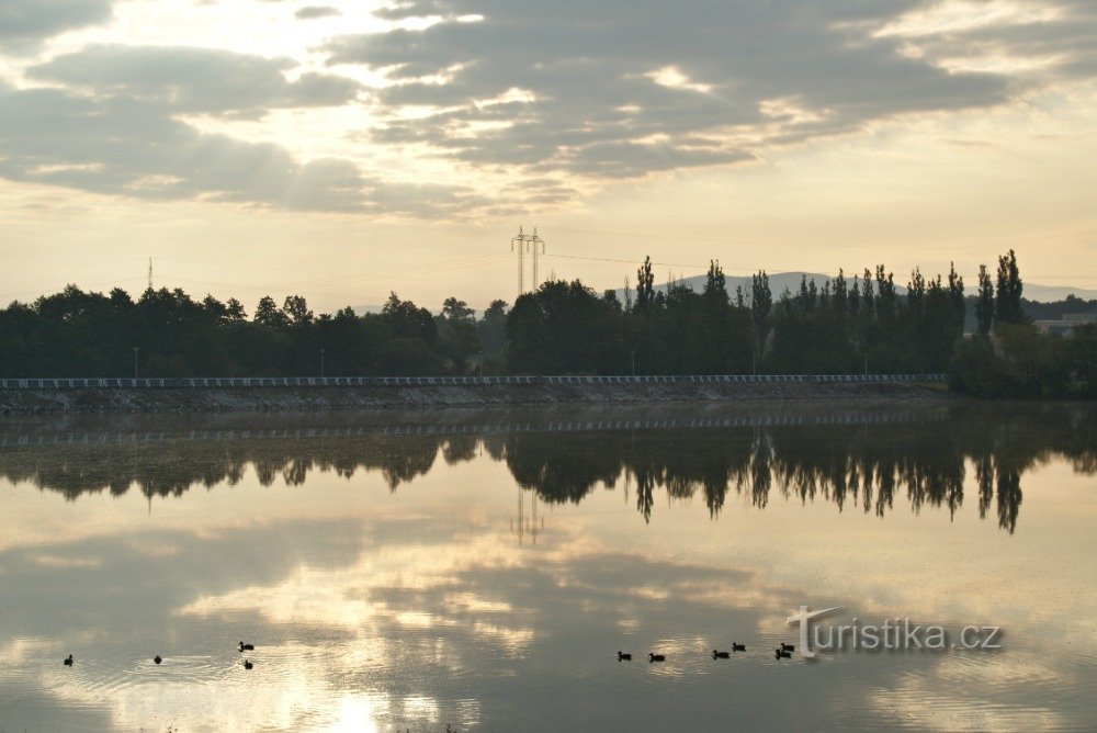 al mattino su Olešná