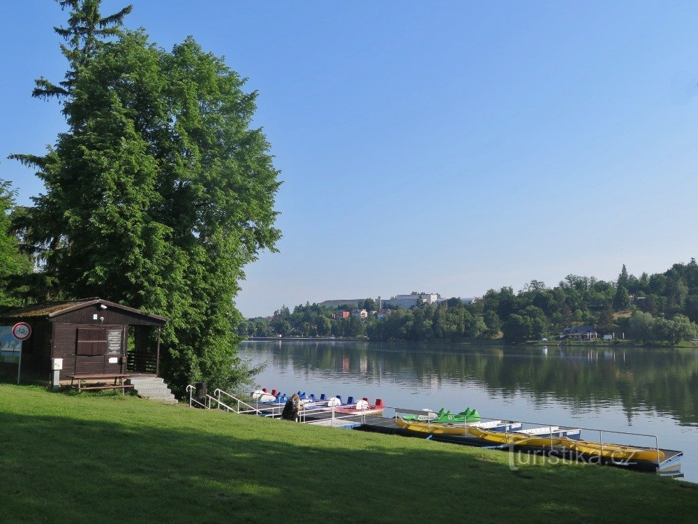 am Morgen in der Nähe von Olšovec