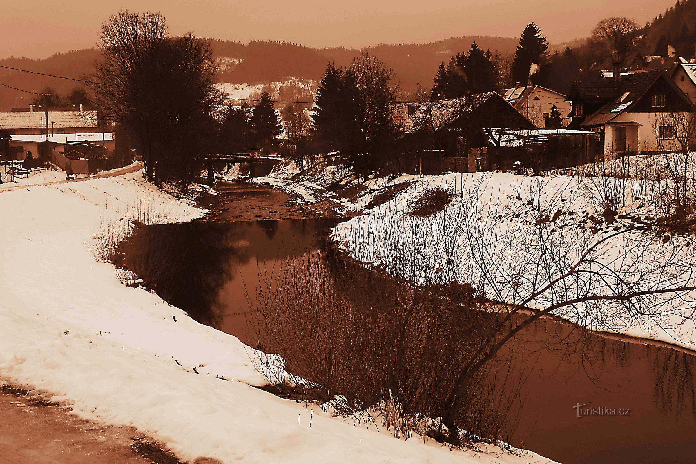 Raťkov - sous une couverture de neige