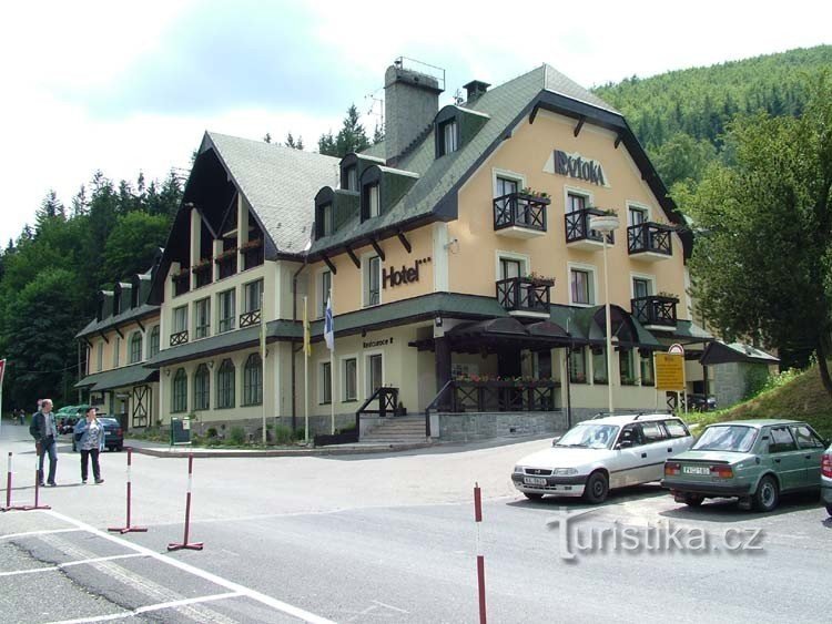 Ráztoka - Touristenhütte