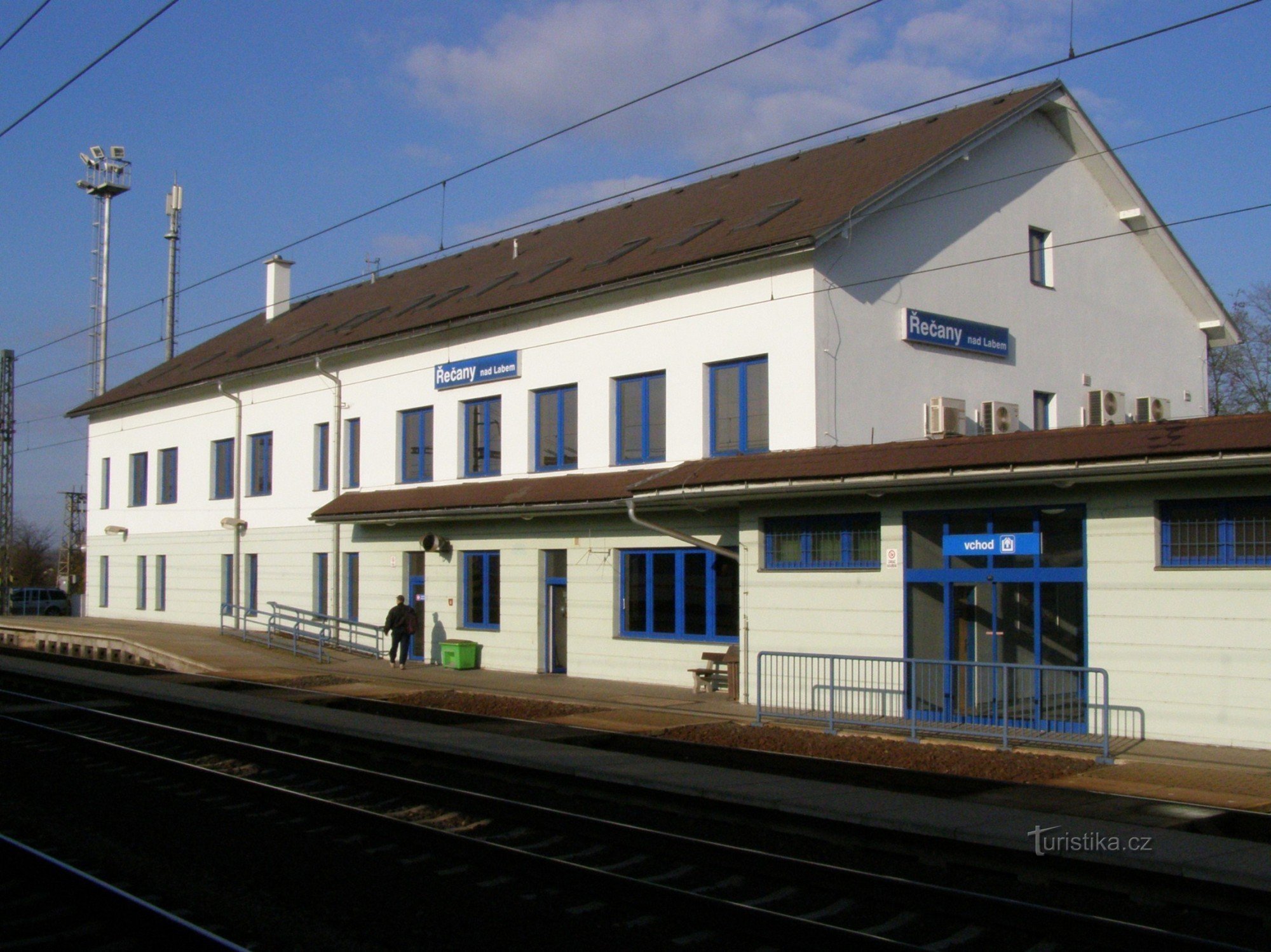 Řečany nad Labem - railway station