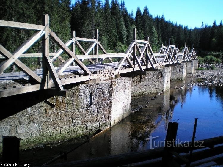 Rechle - el comienzo del canal Vchinicko-Tetovské