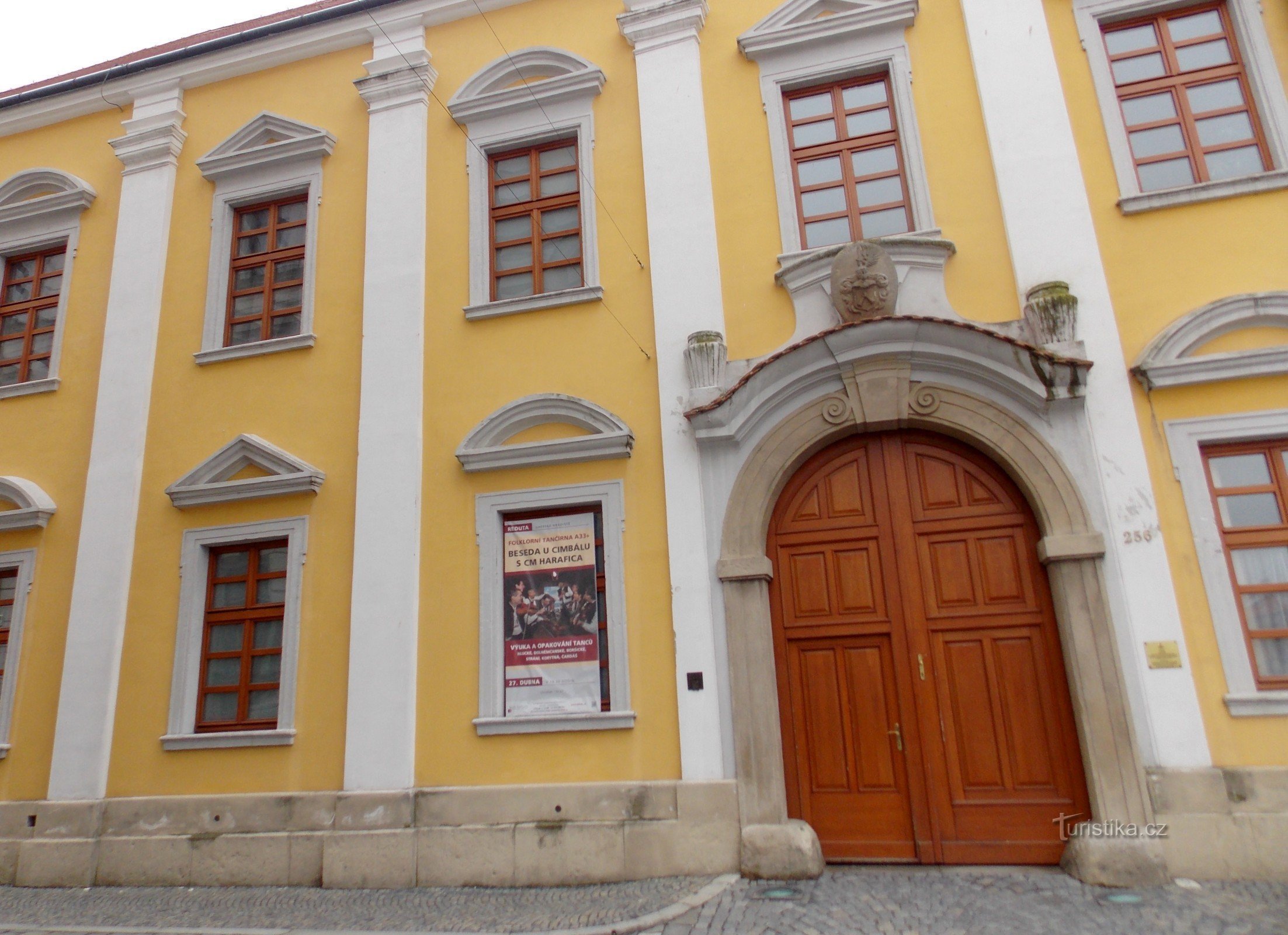 Redoubt i centrum af Uh. Hradiště