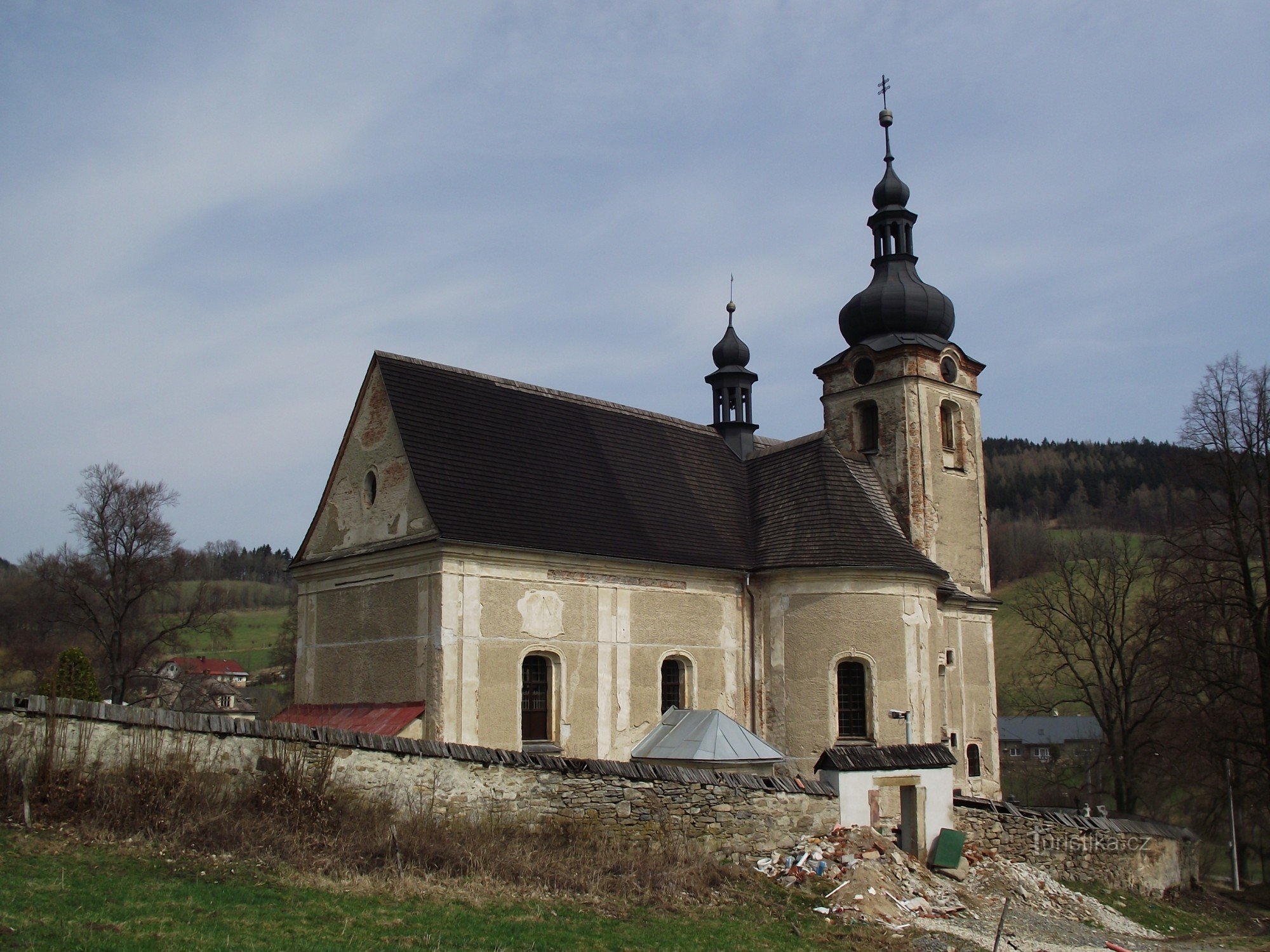 Rejchartice (gần Šumperk) - di tích của làng