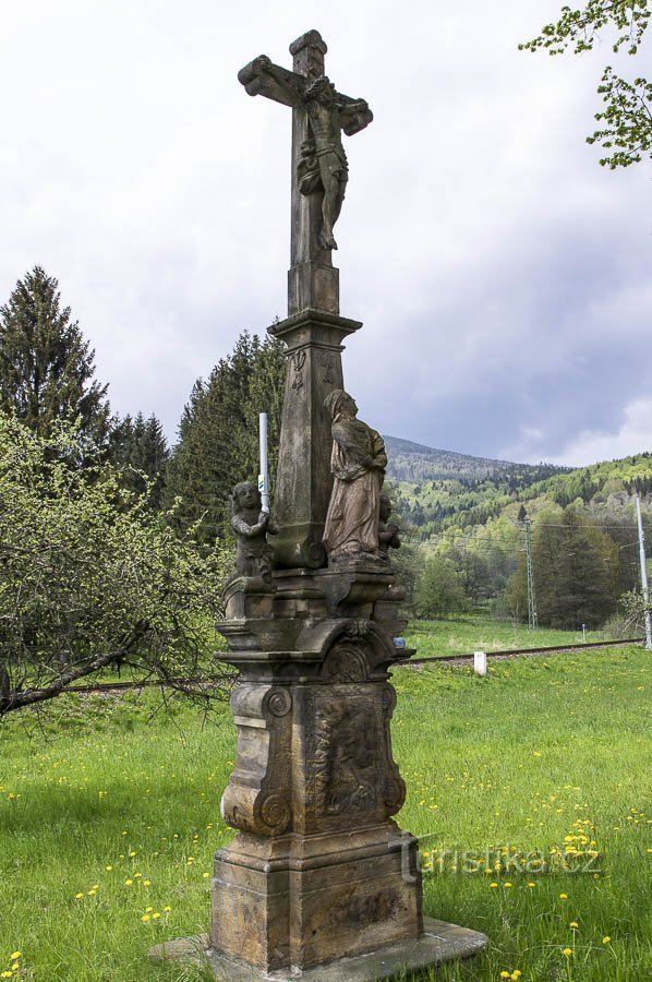 Rejhotice - croce di pietra