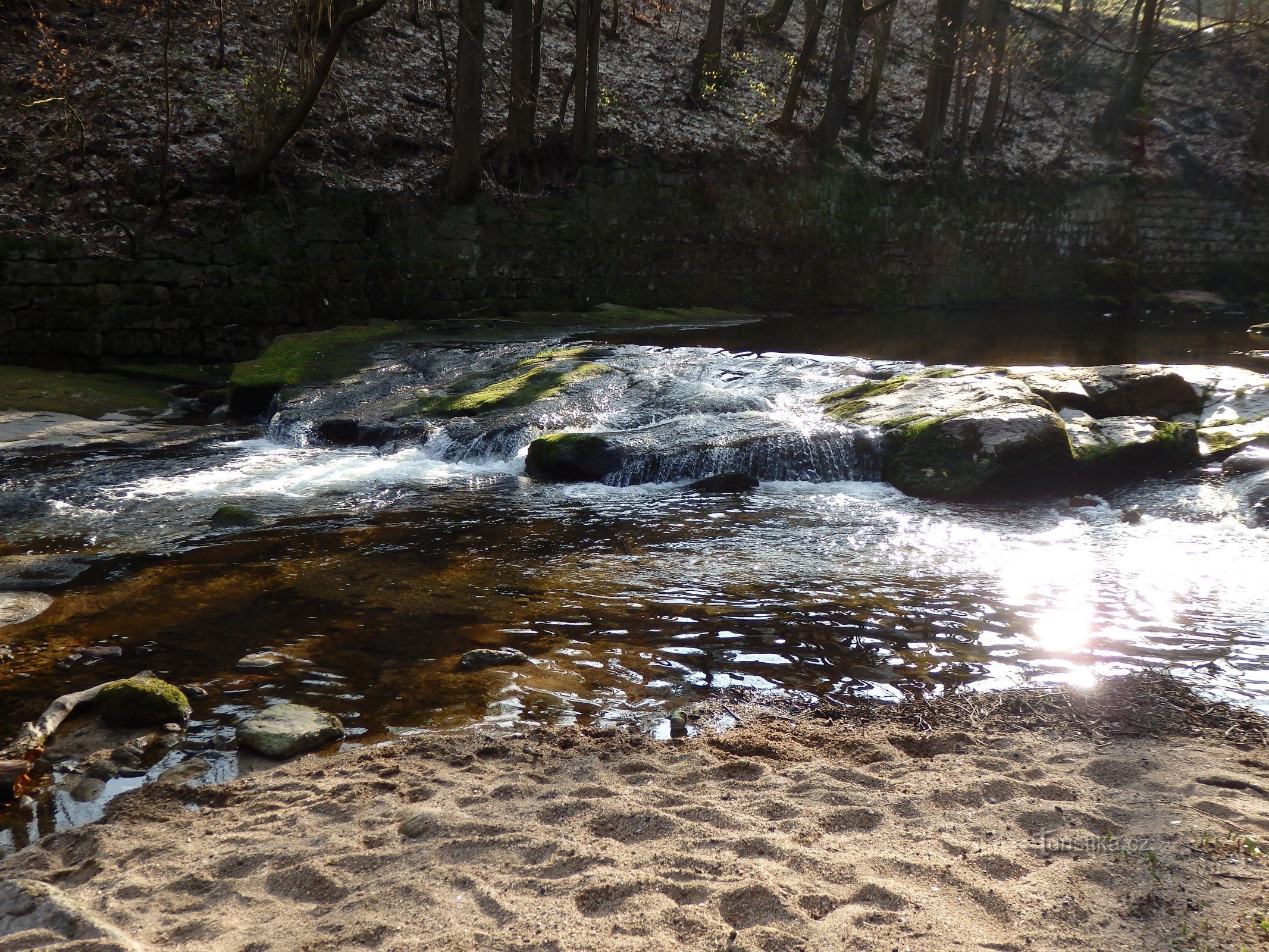 Kamenice Tanvaldská-Fluss