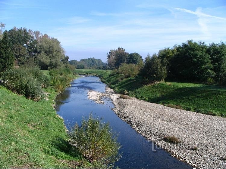 Řeka Lubina v Košatce