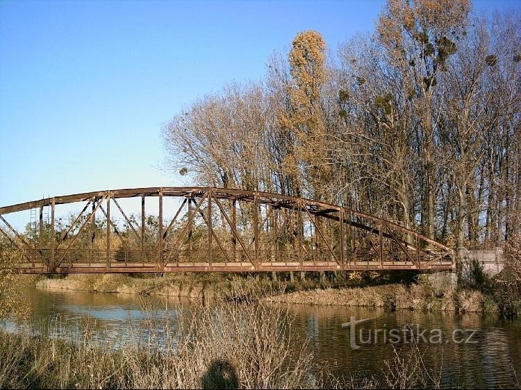 de rivier de Morava bij Charvát (2005)