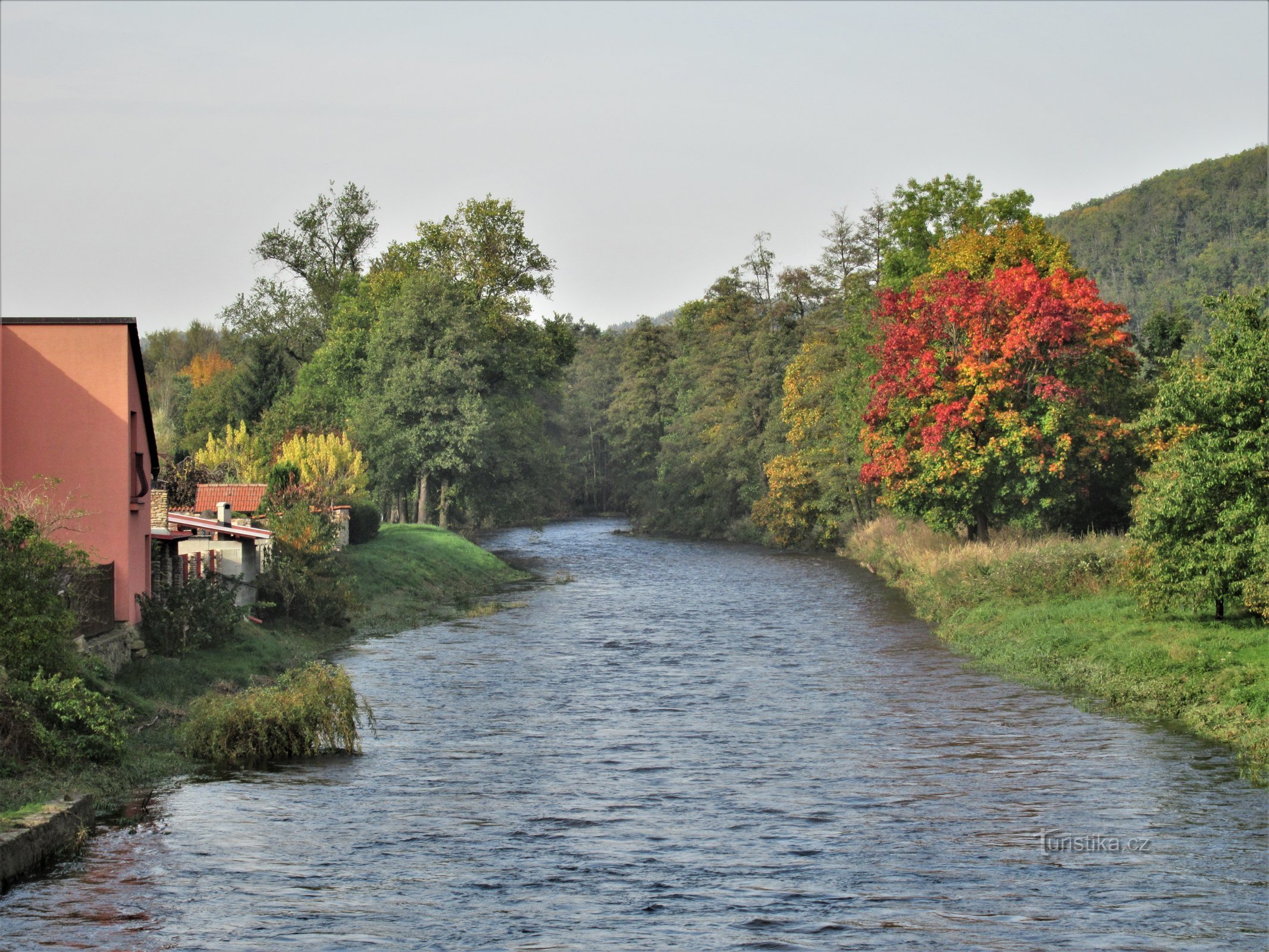 Râul Svratka lângă Štěpánovice