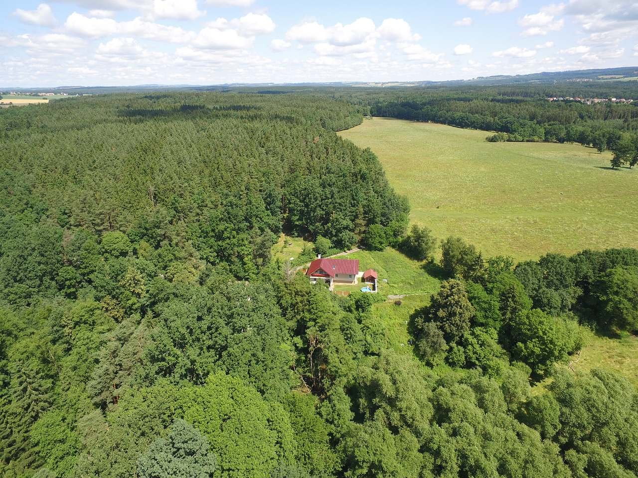 Holiday house Turovec from a bird's eye view