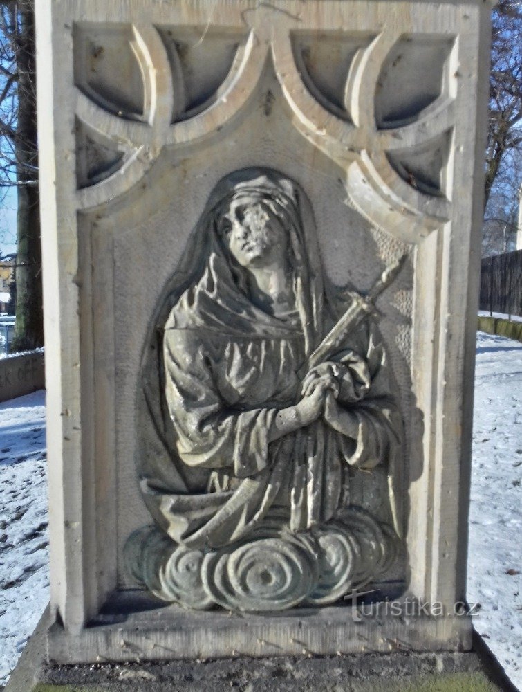 relief af Jomfru Maria af sorger