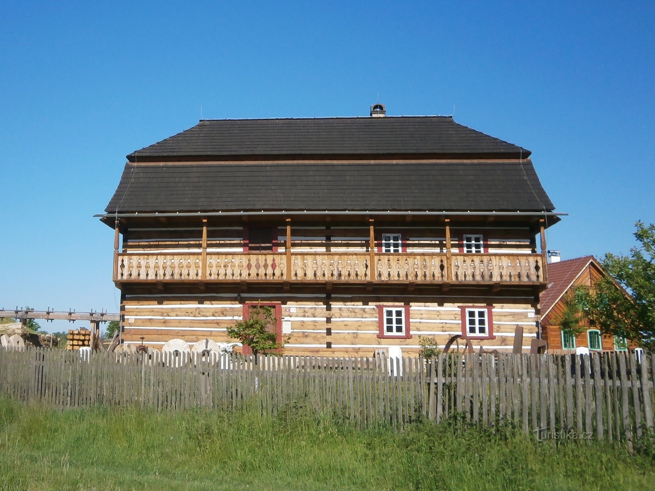 Replika af Béleč-møllen i Krňovick frilandsmuseum (27.5.2017. maj XNUMX)