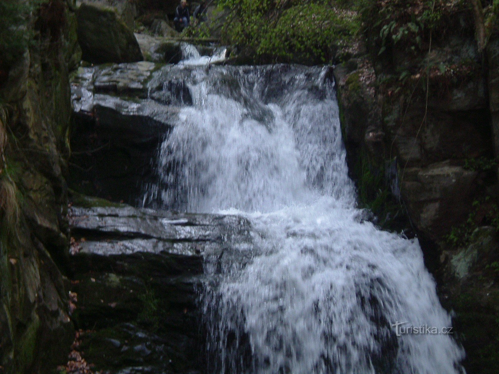 Rešov waterfalls near the village of Rešov