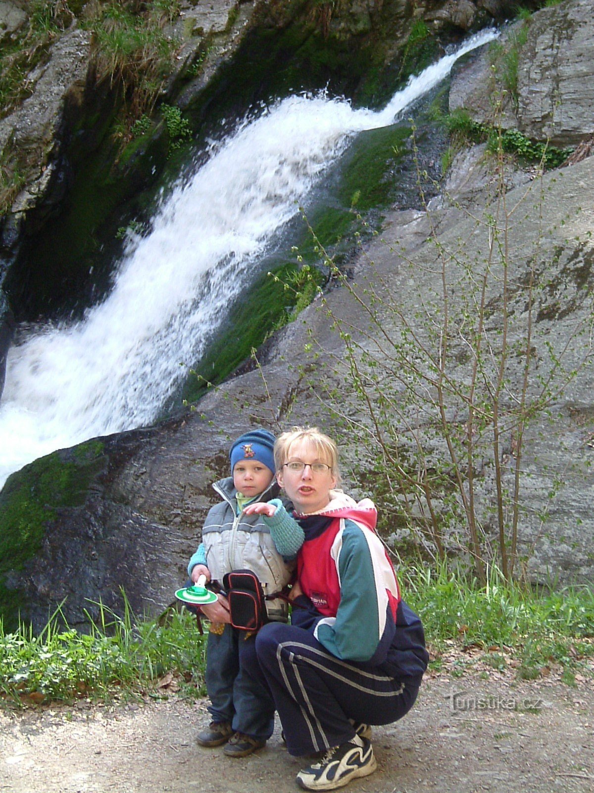 Rešov-Wasserfälle in der Nähe des Dorfes Rešov