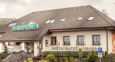 Restaurante e alojamento U Johana em Zlín