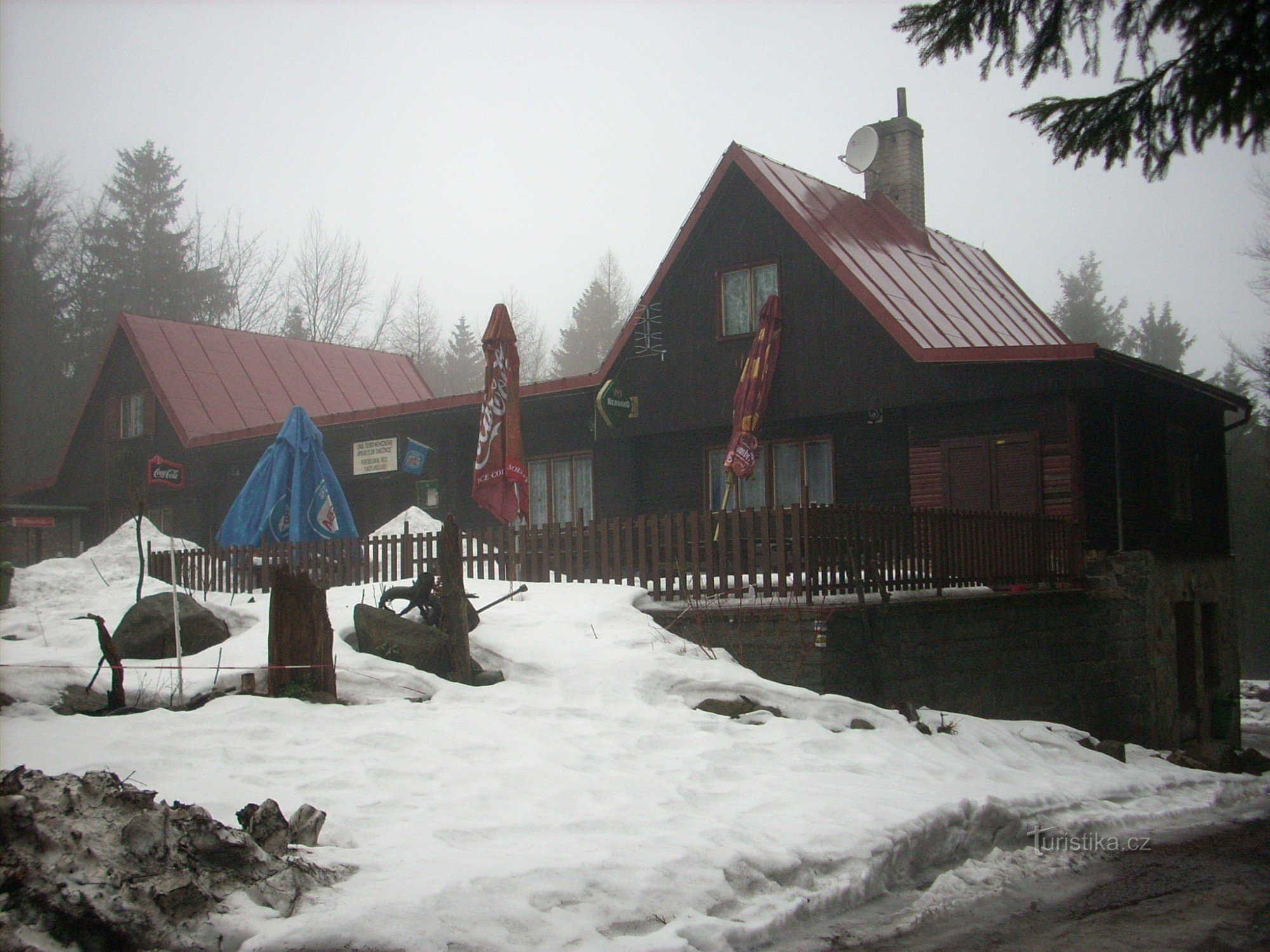 Restaurant auf dem Gipfel von Tanečnice