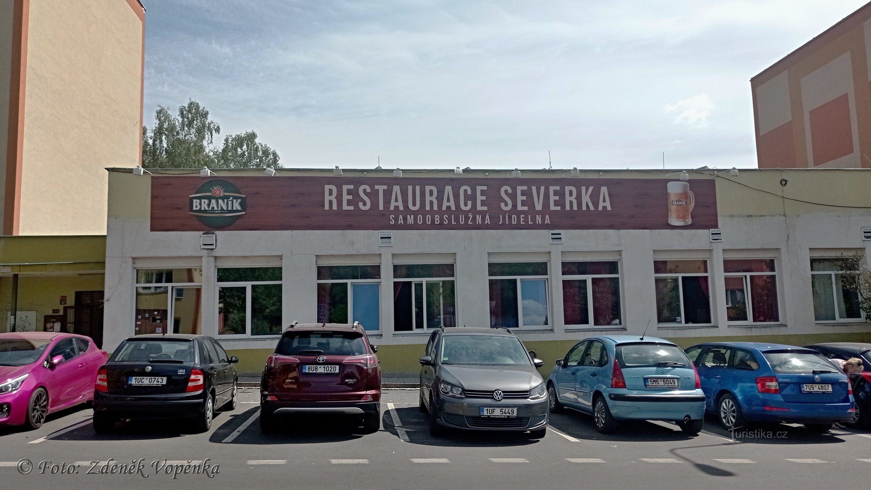 Restaurace Severka v Mostě.