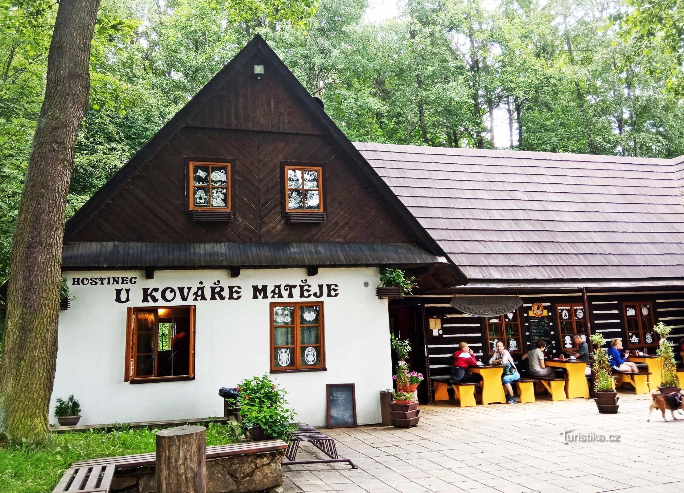 Restaurant U kováře Matěje sur Veselé Kopec en Bohême