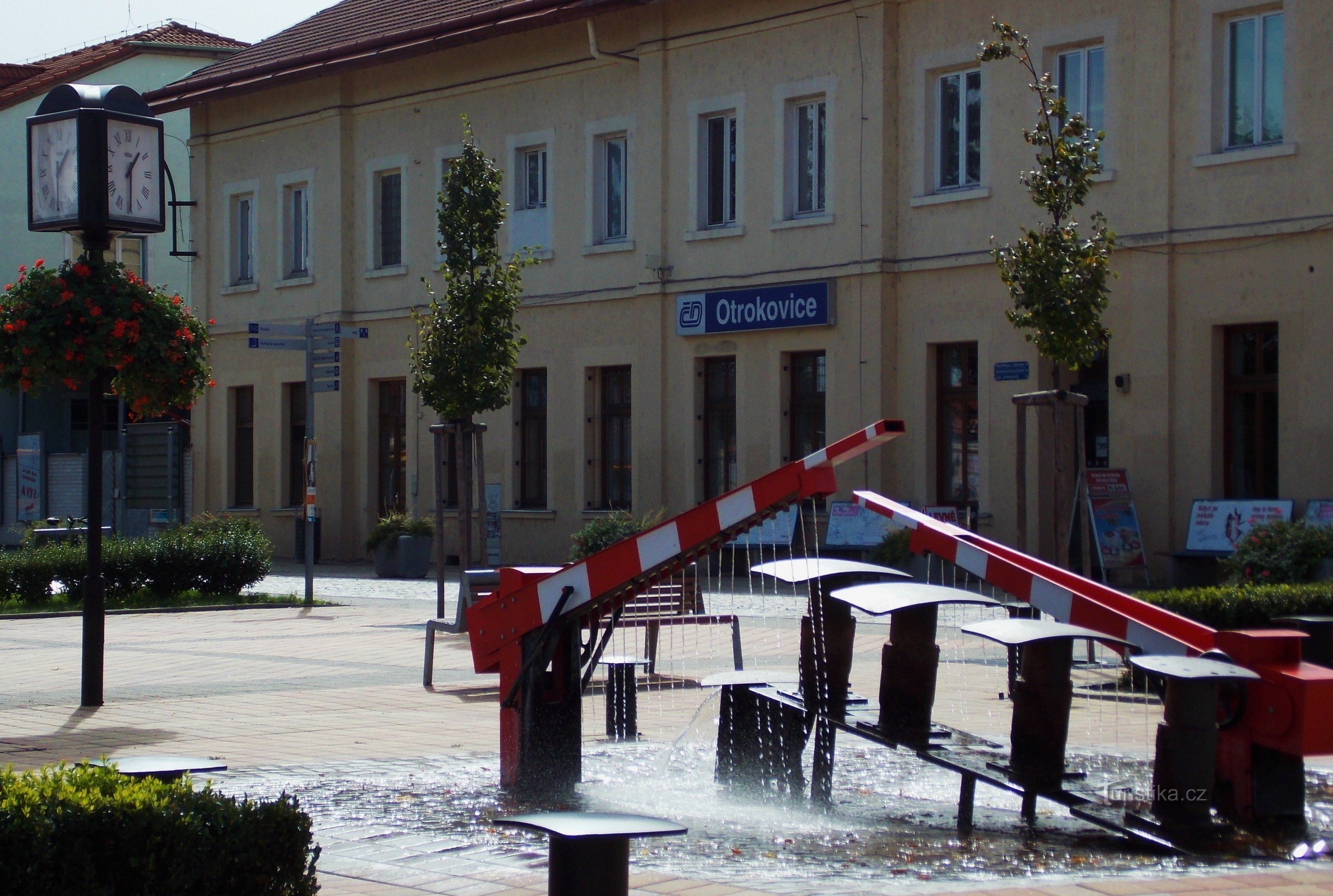 Restaurant U Mašinky au centre d'Otrokovice