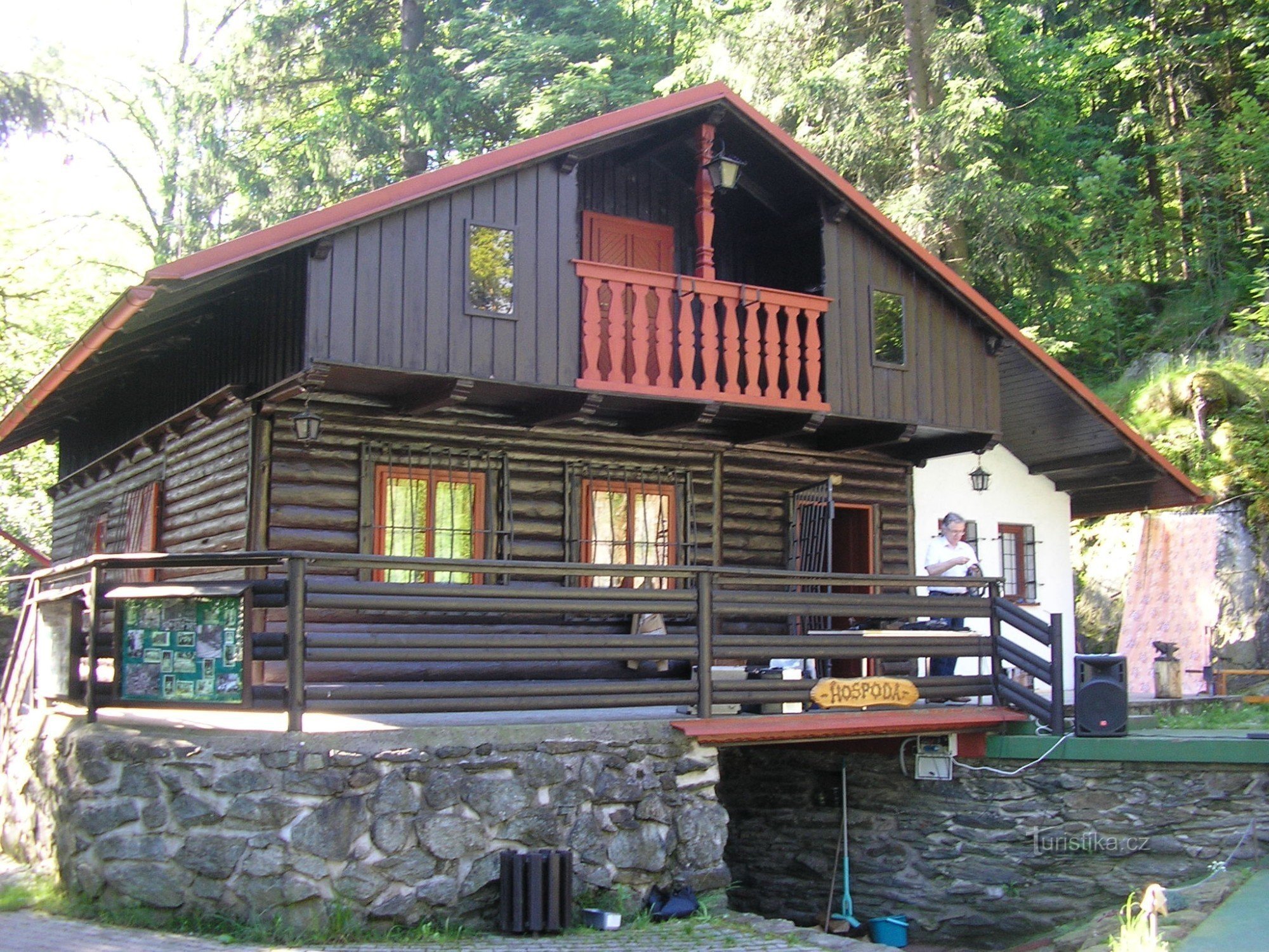 Restaurant in the forest theater